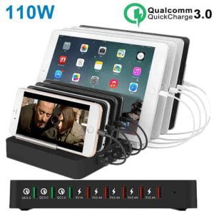8 PORTS LADESTATION QUICK CHARGE 3.0